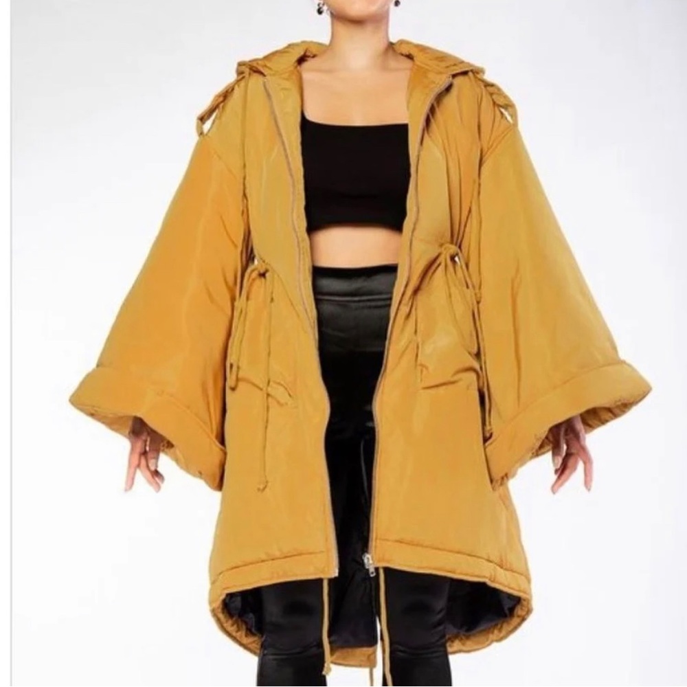 Rehab lab bell sleeve oversized coat